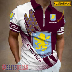 Aston Villa FC – Zipper Polo Shirt Special Edition with Your Name