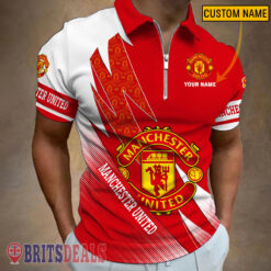 Manchester United – Zipper Polo Shirt Special Edition with Your Name