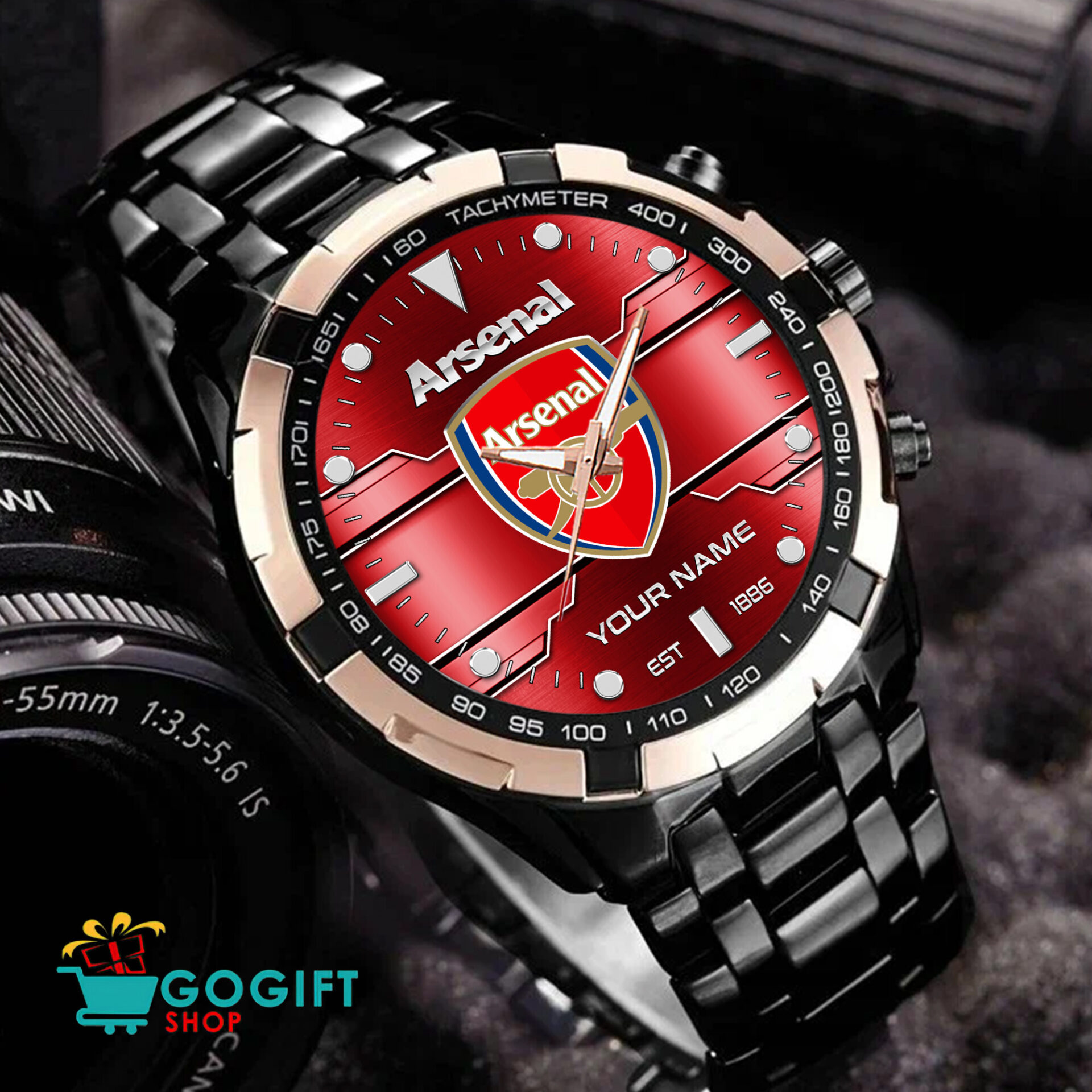Arsenal FC – Aurora Watch New Edition with Custom Name Arsenal FC – Aurora Watch New Edition with Custom Name