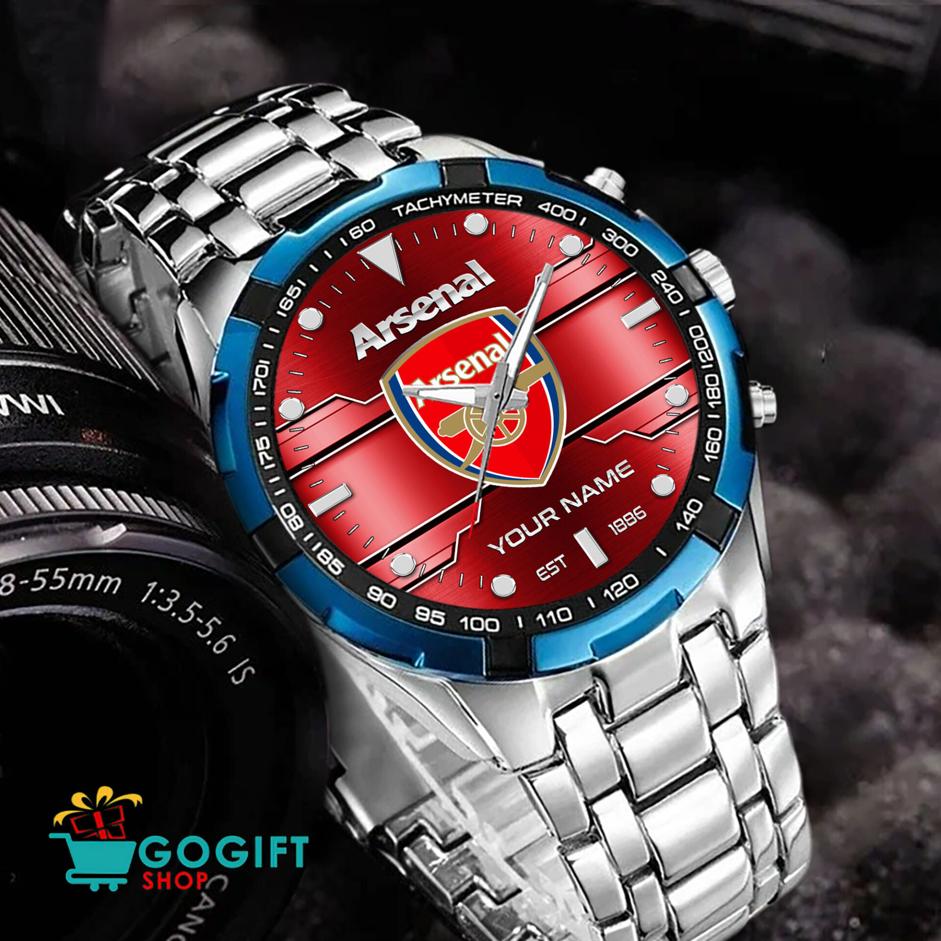 Arsenal FC – Aurora Watch New Edition with Custom Name Arsenal FC – Aurora Watch New Edition with Custom Name