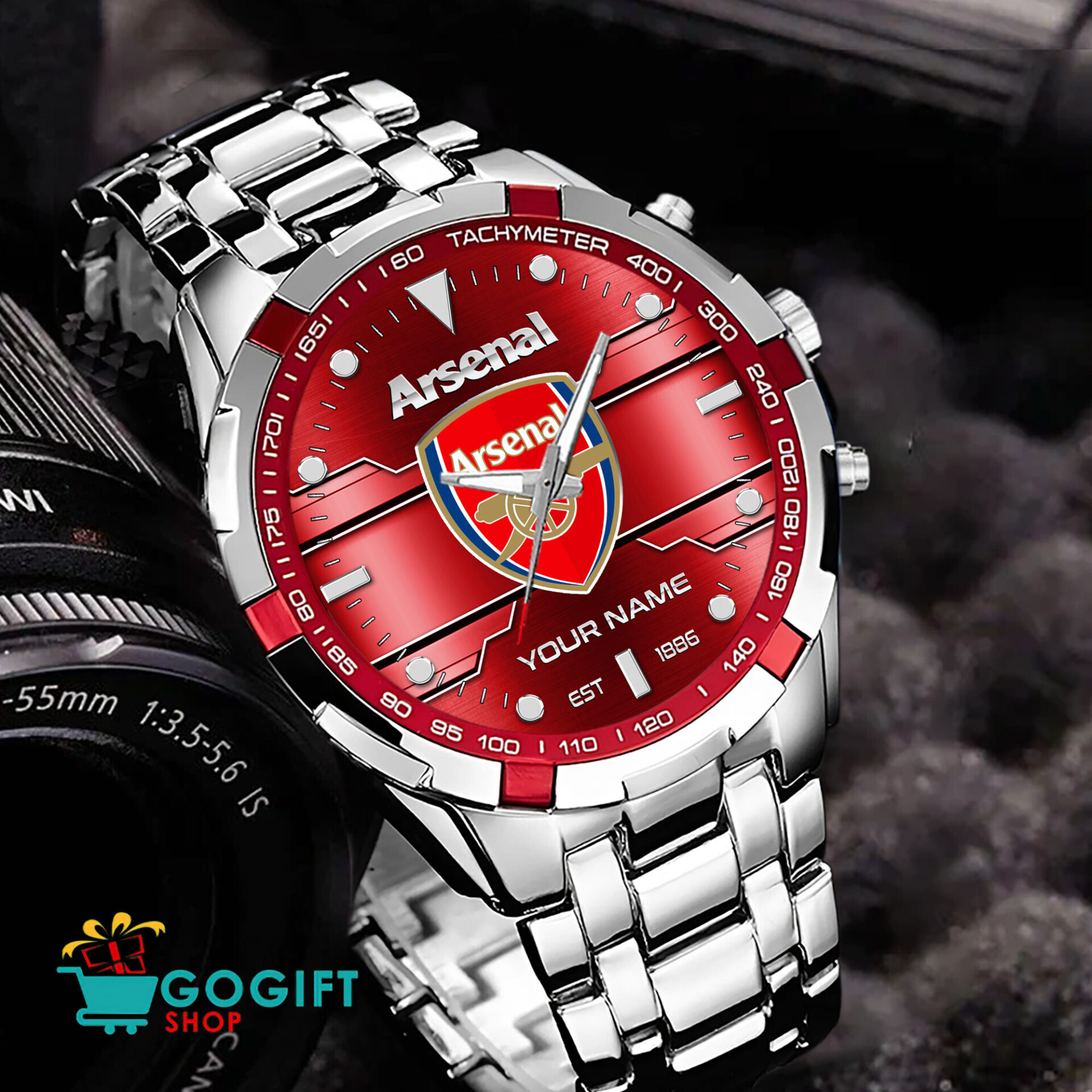 Arsenal FC – Aurora Watch New Edition with Custom Name Arsenal FC – Aurora Watch New Edition with Custom Name