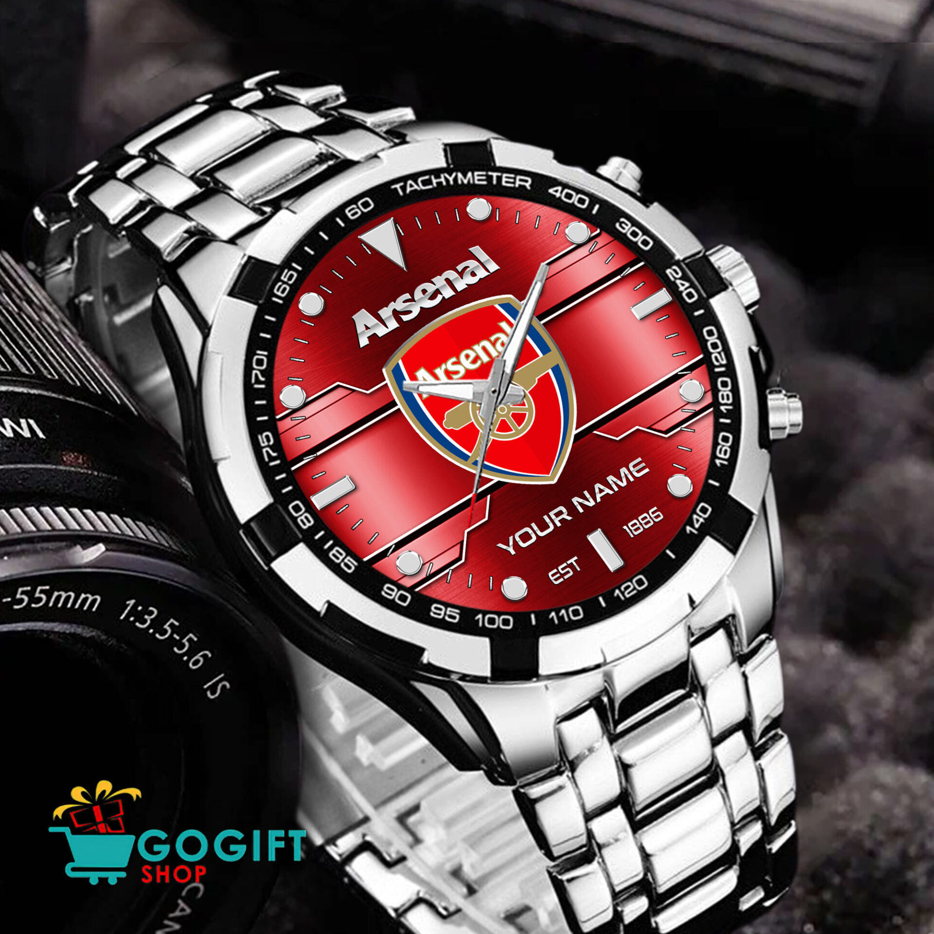 Arsenal FC – Aurora Watch New Edition with Custom Name Arsenal FC – Aurora Watch New Edition with Custom Name