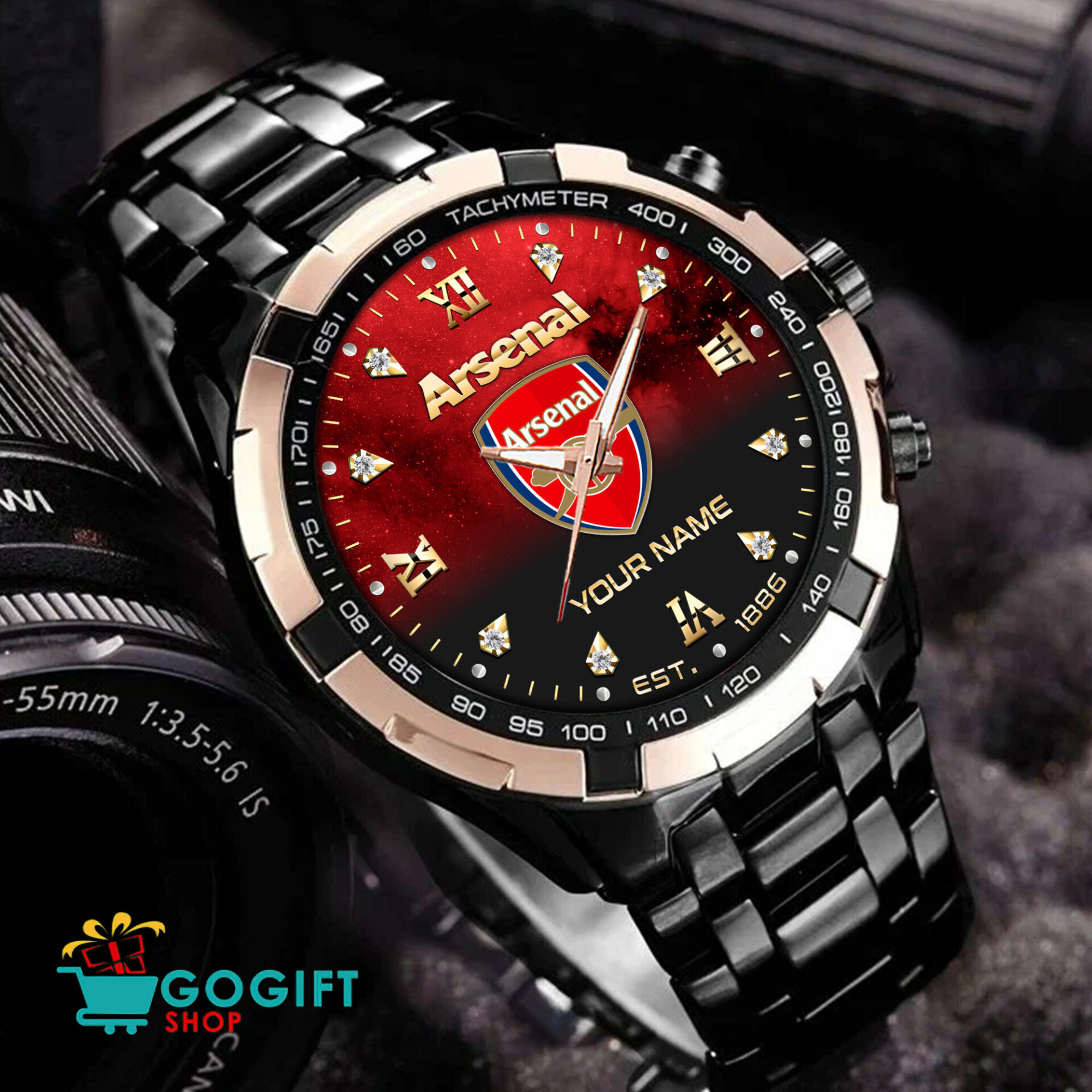 Arsenal FC – Aurora Watch Nieuwe Versie with Custom Name Arsenal FC – Aurora Watch Nieuwe Versie with Custom Name