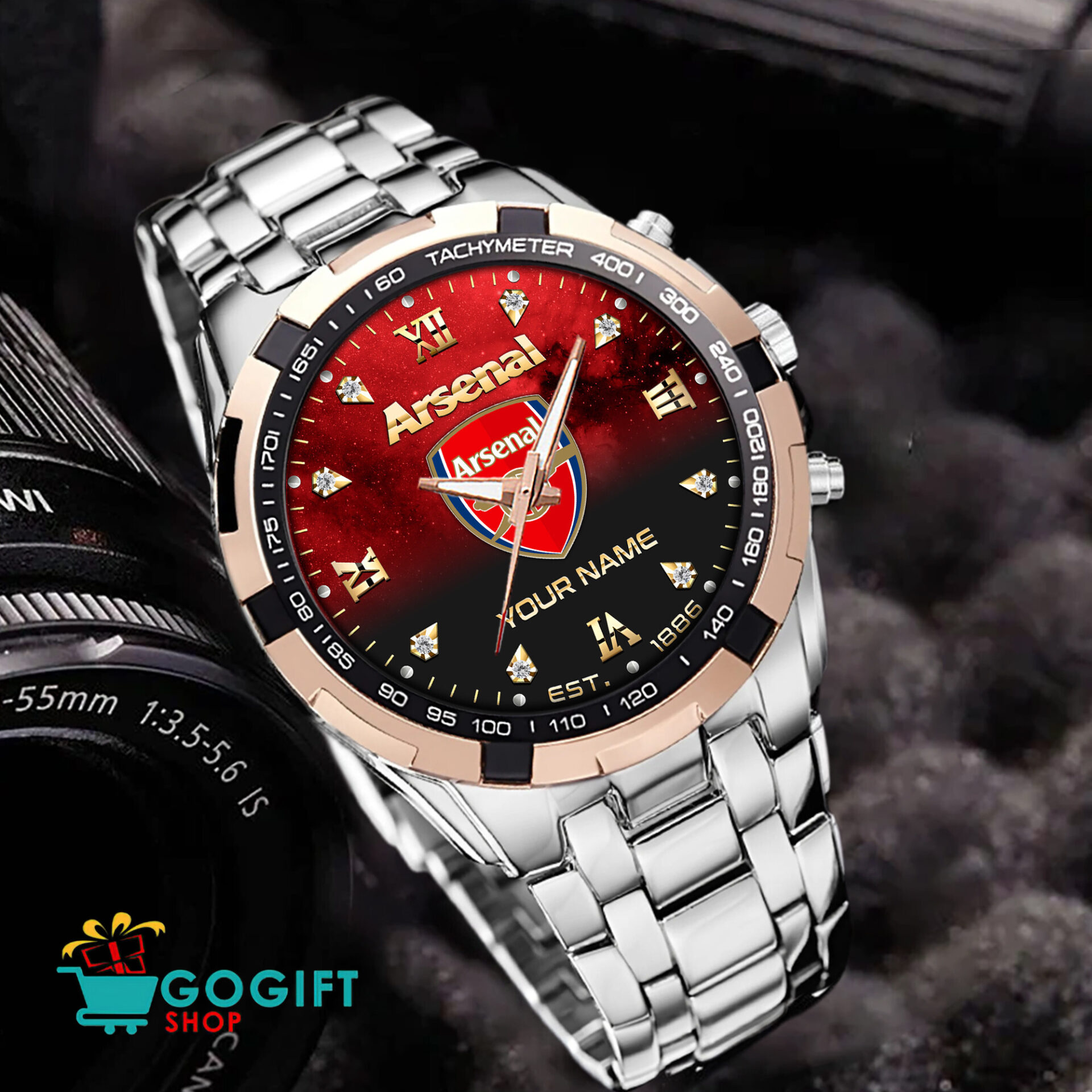 Arsenal FC – Aurora Watch Nieuwe Versie with Custom Name Arsenal FC – Aurora Watch Nieuwe Versie with Custom Name
