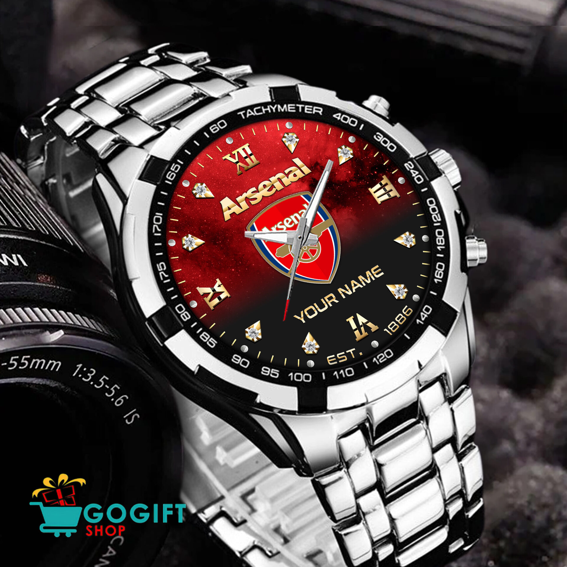 Arsenal FC – Aurora Watch Nieuwe Versie with Custom Name Arsenal FC – Aurora Watch Nieuwe Versie with Custom Name