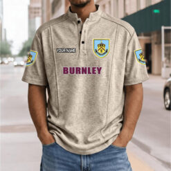Burnley FC – Henley Polo Shirt Nieuwe Versie with Your Name