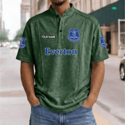 Everton FC – Henley Polo Shirt Nieuwe Versie with Your Name