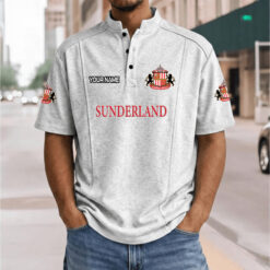 Sunderland AFC – Henley Polo Shirt Nieuwe Versie with Your Name