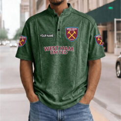 West Ham United FC – Henley Polo Shirt Nieuwe Versie with Your Name