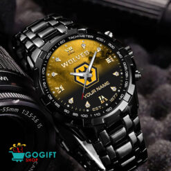 Wolverhampton Wanderers FC – Aurora Watch Nieuwe Versie with Custom Name