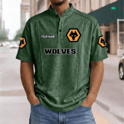 Wolverhampton Wanderers FC – Henley Polo Shirt Nieuwe Versie with Your Name