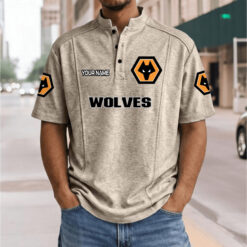 Wolverhampton Wanderers FC – Henley Polo Shirt Nieuwe Versie with Your Name