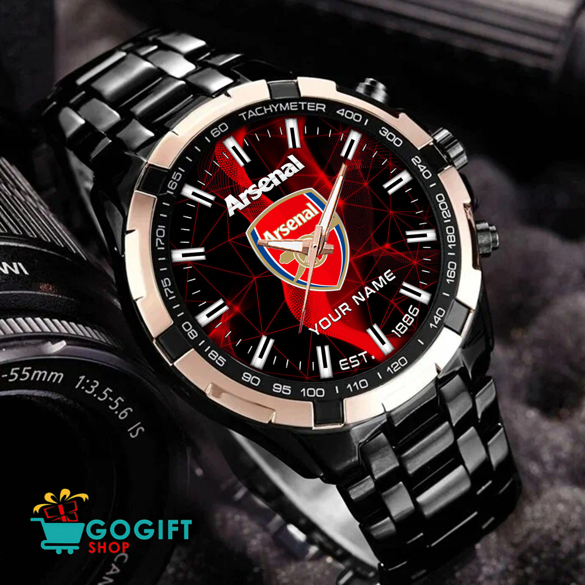 Arsenal FC – Aurora Watch Limited Edition with Custom Name Arsenal FC – Aurora Watch Limited Edition with Custom Name