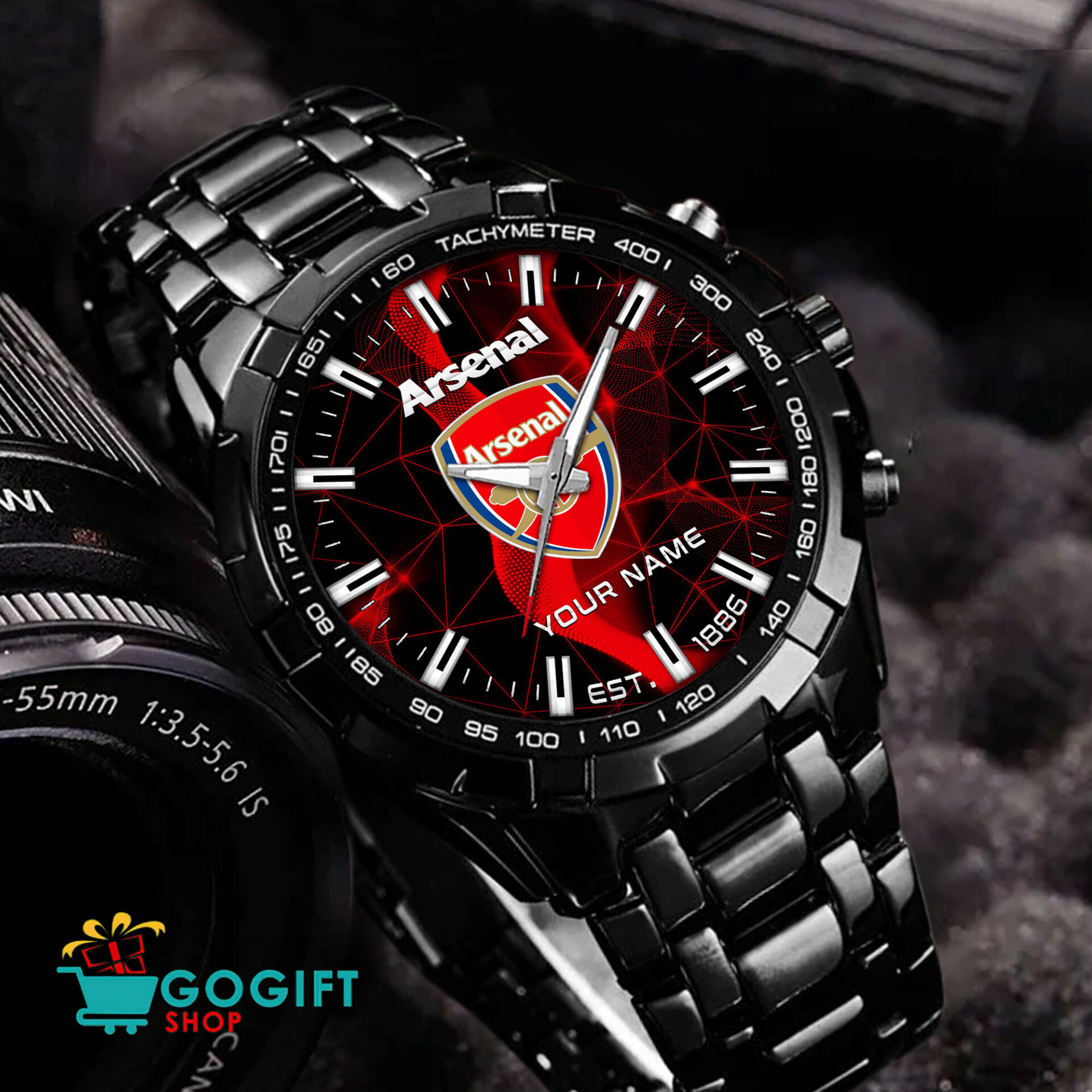 Arsenal FC – Aurora Watch Limited Edition with Custom Name Arsenal FC – Aurora Watch Limited Edition with Custom Name