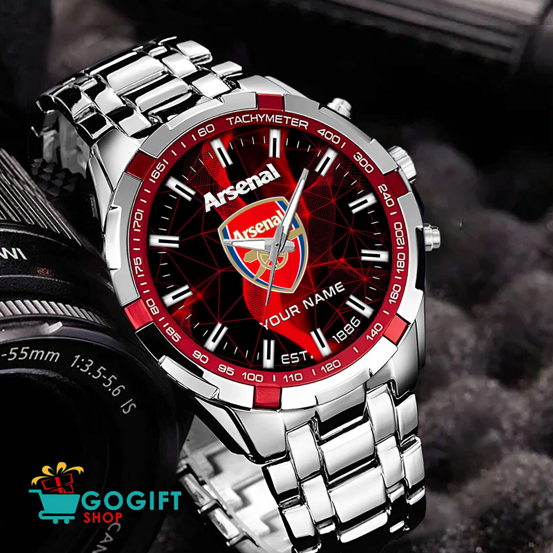 Arsenal FC – Aurora Watch Limited Edition with Custom Name Arsenal FC – Aurora Watch Limited Edition with Custom Name