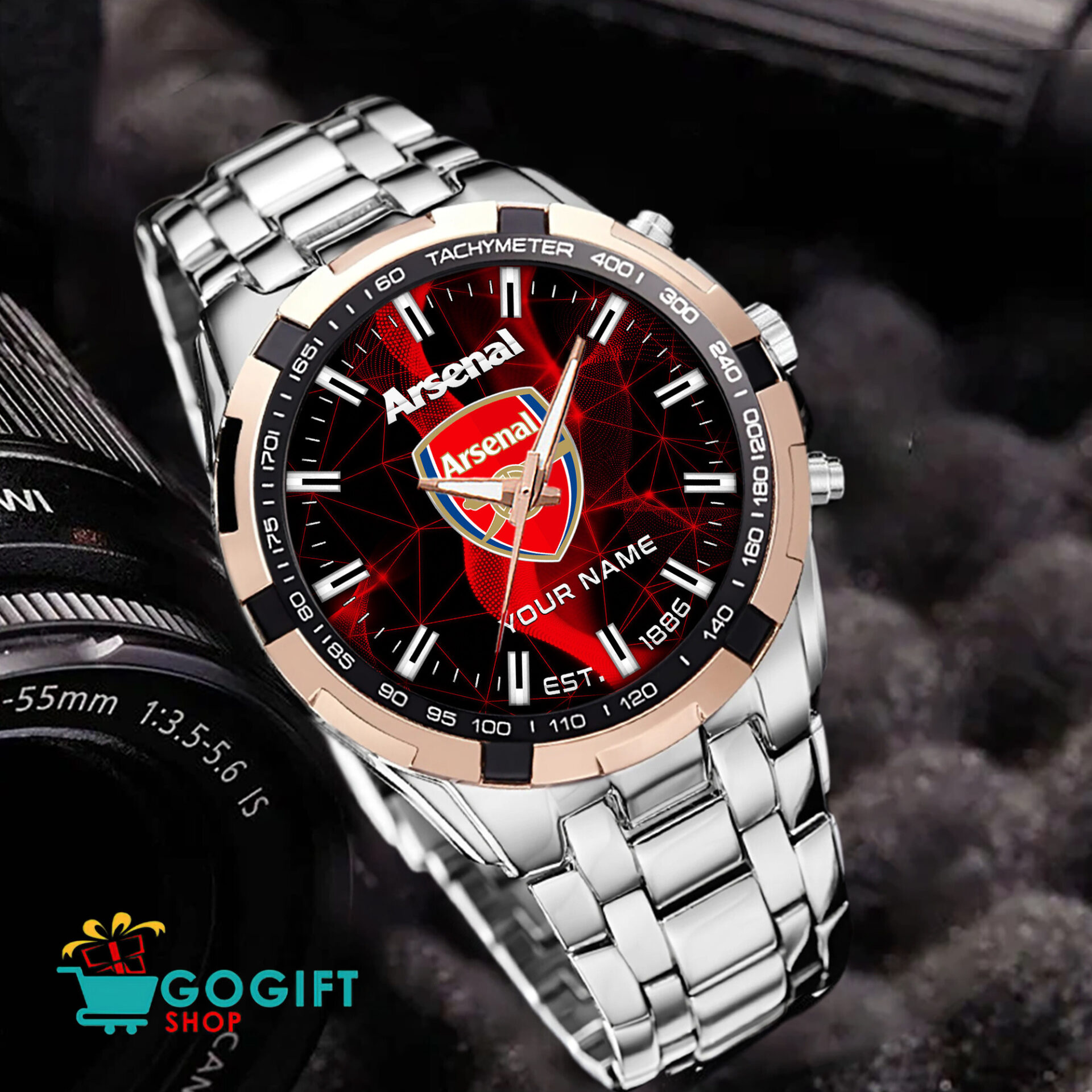 Arsenal FC – Aurora Watch Limited Edition with Custom Name Arsenal FC – Aurora Watch Limited Edition with Custom Name