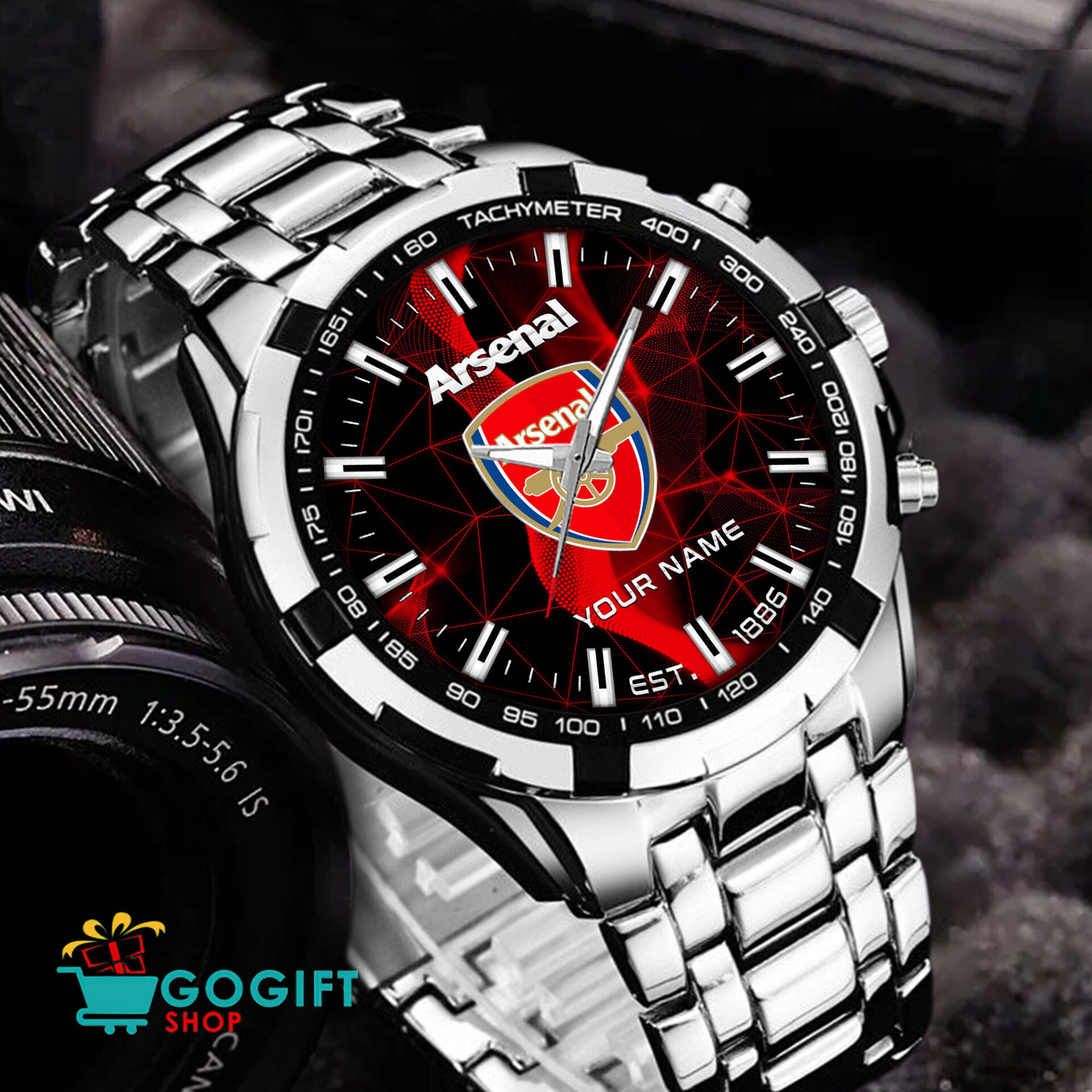 Arsenal FC – Aurora Watch Limited Edition with Custom Name Arsenal FC – Aurora Watch Limited Edition with Custom Name