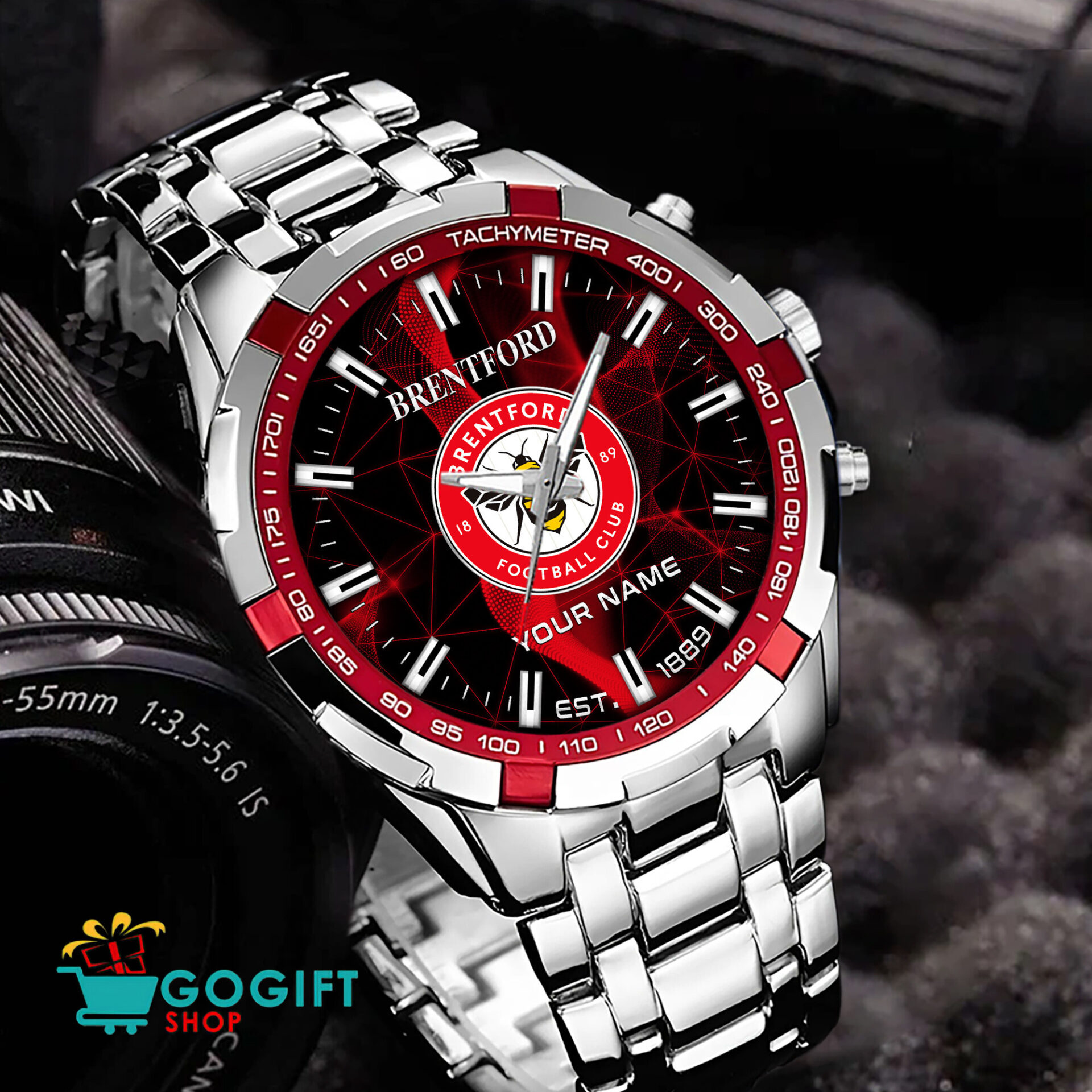 Brentford FC – Aurora Watch Limited Edition with Custom Name Brentford FC – Aurora Watch Limited Edition with Custom Name