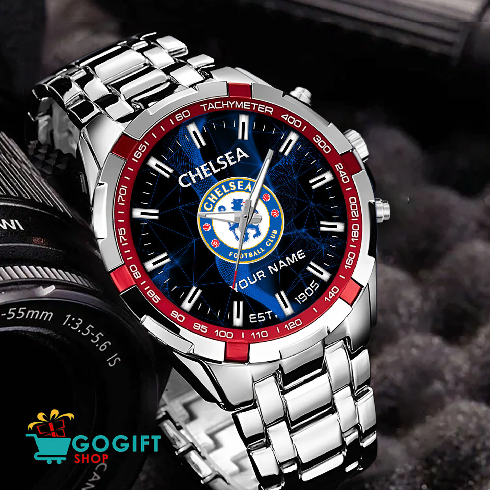 Chelsea FC – Aurora Watch Limited Edition with Custom Name Chelsea FC – Aurora Watch Limited Edition with Custom Name