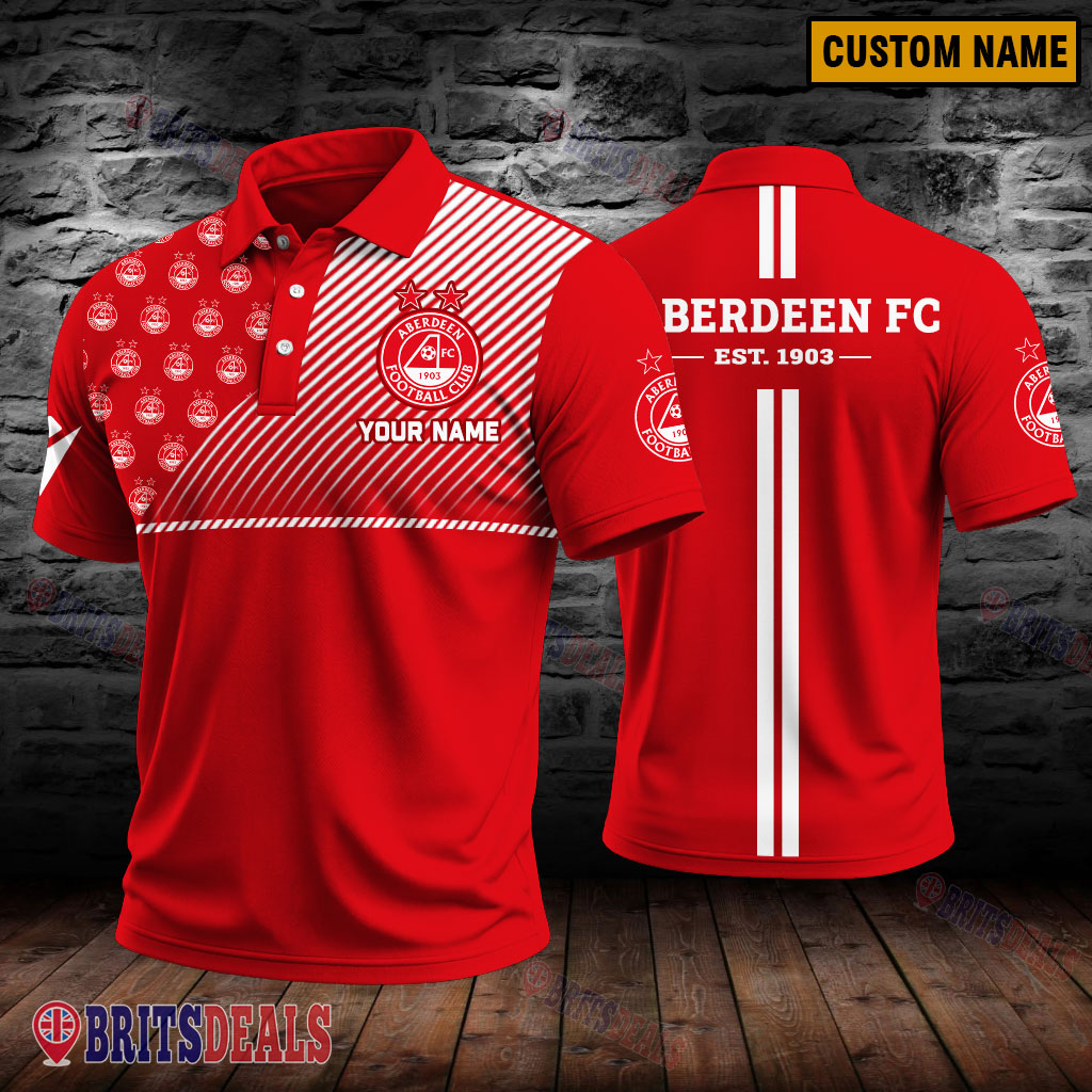 Aberdeen FC – Polo Shirt Special Edition with Your Name Aberdeen FC – Polo Shirt Special Edition with Your Name