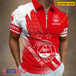 Aberdeen FC – Zipper Polo Shirt Special Edition With Your Name