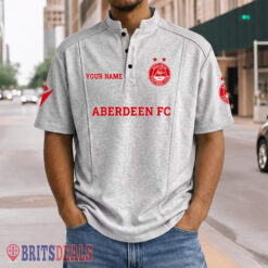 Aberdeen FC – Henley Polo Shirt New Edition with Your Name