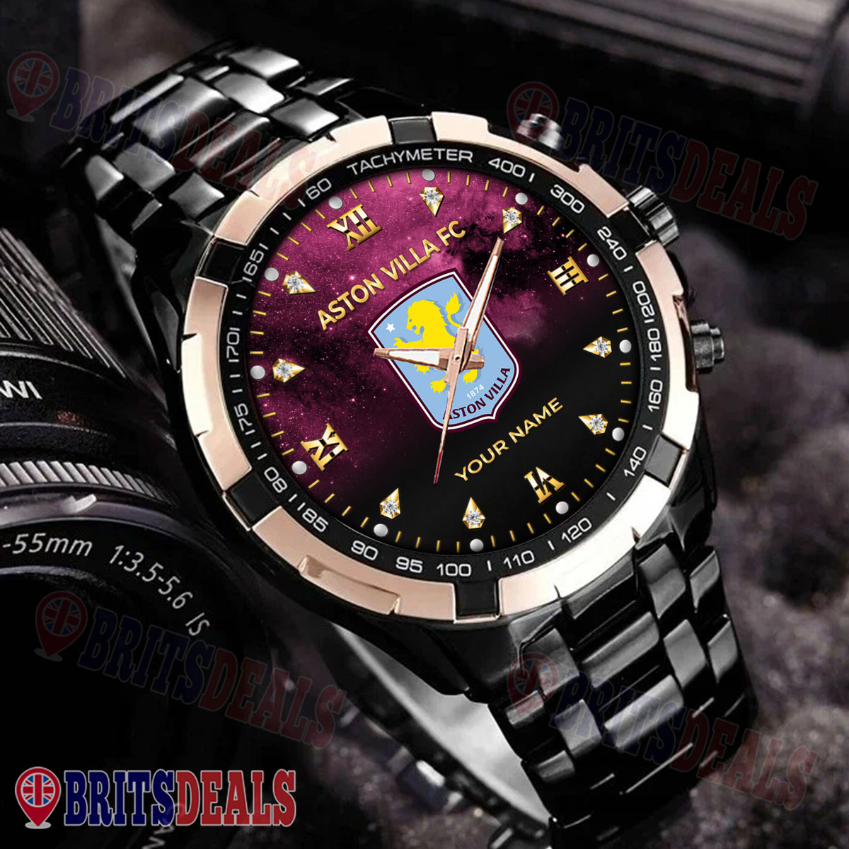 Aston Villa FC – Aurora Watch New Edition with Custom Name Aston Villa FC – Aurora Watch New Edition with Custom Name