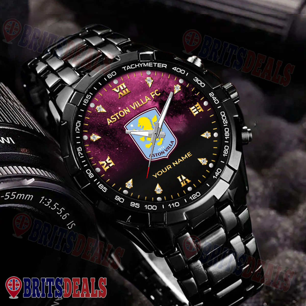 Aston Villa FC – Aurora Watch New Edition with Custom Name Aston Villa FC – Aurora Watch New Edition with Custom Name