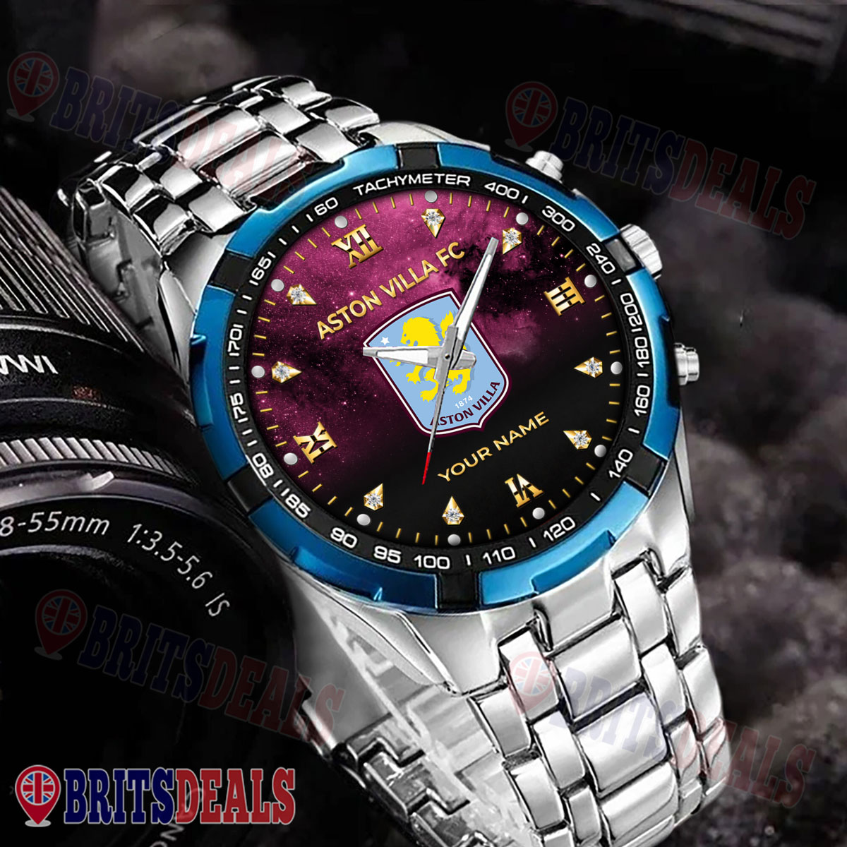 Aston Villa FC – Aurora Watch New Edition with Custom Name Aston Villa FC – Aurora Watch New Edition with Custom Name