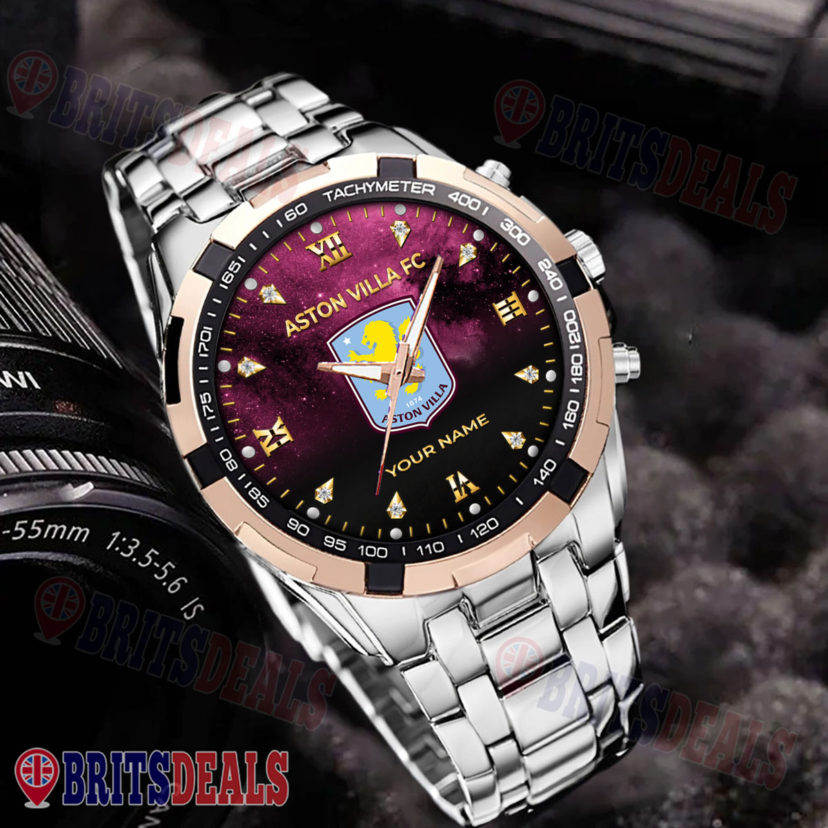 Aston Villa FC – Aurora Watch New Edition with Custom Name Aston Villa FC – Aurora Watch New Edition with Custom Name