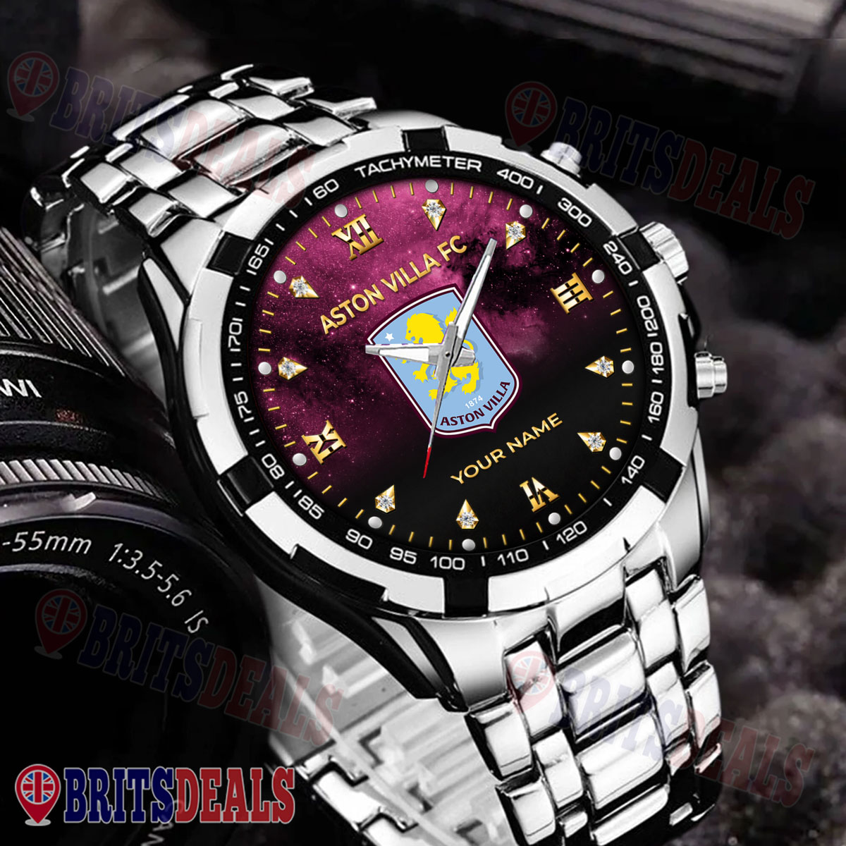 Aston Villa FC – Aurora Watch New Edition with Custom Name Aston Villa FC – Aurora Watch New Edition with Custom Name