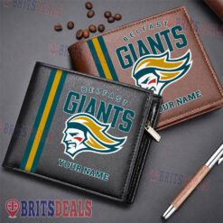 Belfast Giants – Leather Wallet New Edition with Your Name