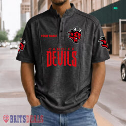 Cardiff Devils – Henley Polo Shirt Special Edition with Your Name