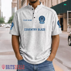 Coventry Blaze – Henley Polo Shirt Special Edition with Your Name