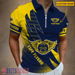 Fife Flyers – Zipper Polo Shirt Special Edition With Your Name