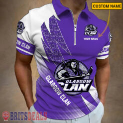 Glasgow Clan – Zipper Polo Shirt Special Edition With Your Name