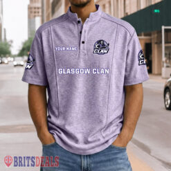Glasgow Clan – Henley Polo Shirt Special Edition with Your Name