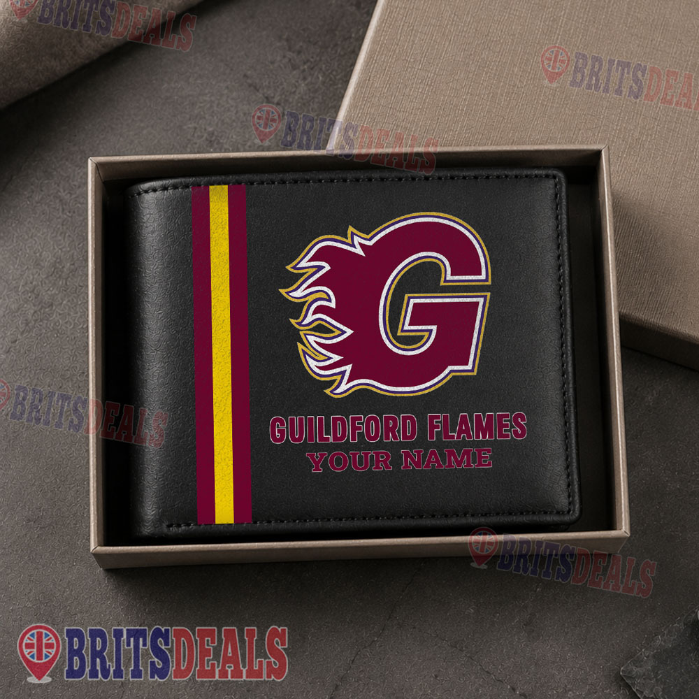 Guildford Flames – Leather Wallet New Edition with Your Name Guildford Flames – Leather Wallet New Edition with Your Name