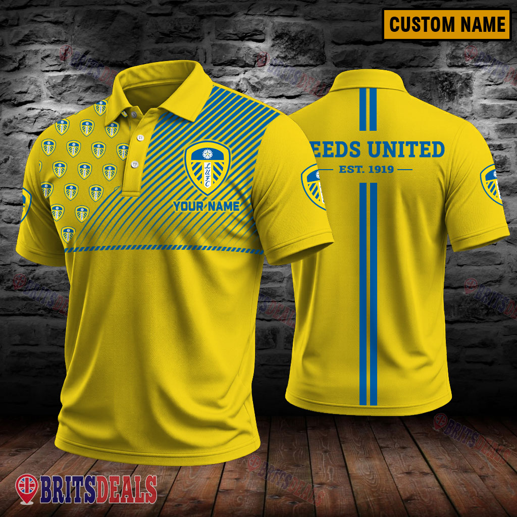 Leeds United – Polo Shirt New Edition with Your Name Leeds United – Polo Shirt New Edition with Your Name