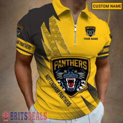 Nottingham Panthers – Zipper Polo Shirt Special Edition With Your Name
