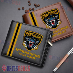Nottingham Panthers – Leather Wallet New Edition with Your Name Nottingham Panthers – Leather Wallet New Edition with Your Name