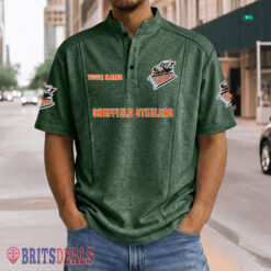 Sheffield Steelers – Henley Polo Shirt Special Edition with Your Name