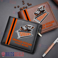 Sheffield Steelers – Leather Wallet New Edition with Your Name