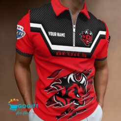 Cardiff Devils – Zipper Polo Shirt Special Edition With Your Name