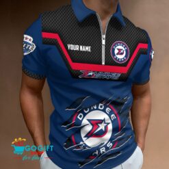 Dundee Stars – Zipper Polo Shirt Special Edition With Your Name