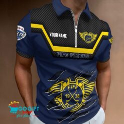 Fife Flyers – Zipper Polo Shirt Special Edition With Your Name