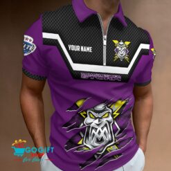 Manchester Storm – Zipper Polo Shirt Special Edition With Your Name